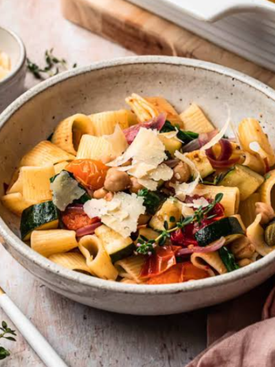 Mediterranean Vegetable Pasta Bake