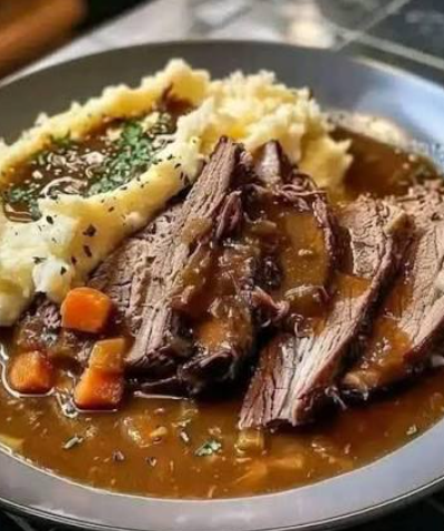 Slow Cooked Beef Potato Meal