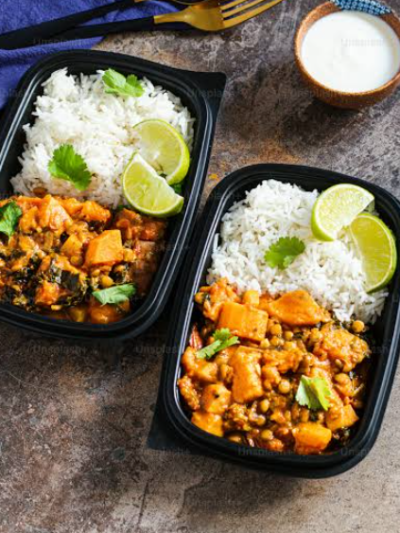 Creamy Vegetable Rice Meal Box